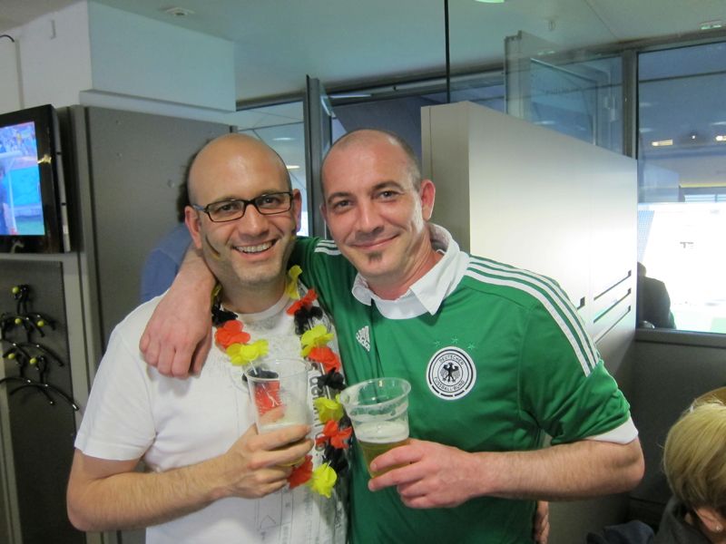 Andre Nemmertz, GHL KN GmbH, mit Martin Färber, TAROX (Bild: IT-BUSINESS)