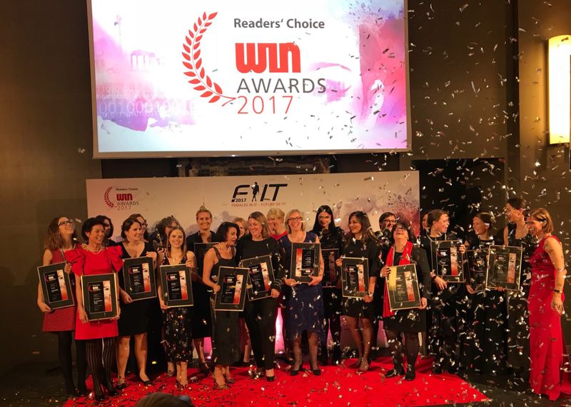 Herzlichen Glückwunsch allen Gewinnerinnen der WIN-Awards 2017. (Bild: Vogel IT-Akademie)