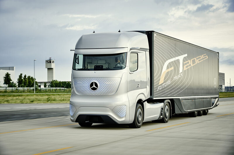 2014 stellte Daimler den Future Truck 2025 erstmals vor. (Bild: Mercedes-Benz)