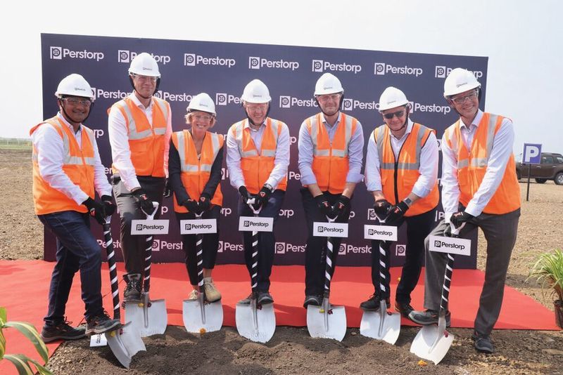 A groundbreaking ceremony for the new Pentaerythritol (Penta) plant in Gujarat, India was held on November 6, 2019. (Perstorp)