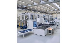 Die Smart Factory von Trumpf zeigt, wie sich verschiedene Maschinentypen miteinander vernetzen lassen. (Trumpf)
