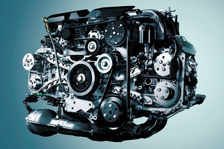 Ein Alleinstellungsmerkmal: Subaru ist die nach Konzernangaben einzige Marke weltweit, die in Boxer-Bauweise konstruierte Motoren in Serien-Pkw einsetzt. (Subaru Deutschland)