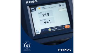 Der Dairyscan von Foss erlaubt eine schnelle und genaue Fett- und Feuchtigkeitsanalyse im Rahmen der Käseproduktion. (Foss)