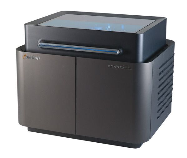 Objet350 Connex Multi-material 3D Printer from Stratasys. (Source: Stratasys)