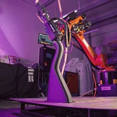 Der 3D-Druck-Roboter kann im Demonstrationszentrum in Exeter besichtigt werden. (Bild: Rapid Fusion)