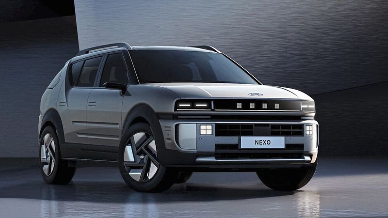 Eines von zwei neu zugelassenen Brennstoffzellen-Fahrzeugen im Januar 2026: der Hyundai Nexo. (Bild: Hyundai)