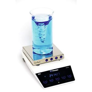 Die Rührwaagen von Gravitech erlauben präzises Wiegen bei gleichzeitigem Rühren und in einigen Modellen auch Heizen der Probe.(Bild:  Gravitech)