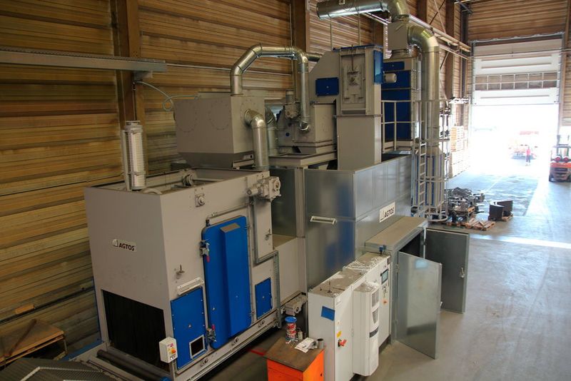 Impressionen von der Agtos-Strahlanlage bei Bot Oberflächentechnik (Itasse)