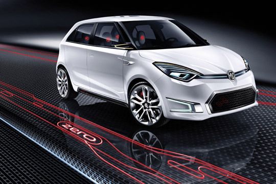 Die Studie MG Zero gab auf der Auto China in Peking erstmals einen Ausblick auf den kommenden MG3. (Archiv: Vogel Business Media)