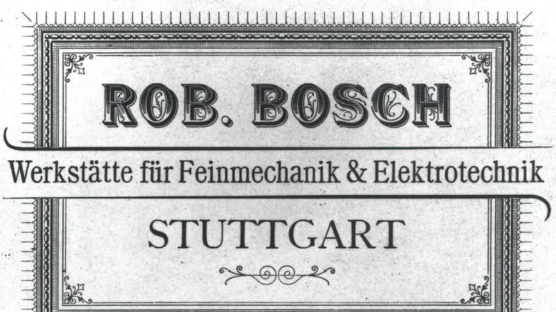 Mit der Eröffnung der „Werkstätte für Feinmechanik und Elektrotechnik“ im Jahr 1886 in Stuttgart legte er den Grundstein für die heutige Robert Bosch GmbH. (Bild: Robert Bosch GmbH)