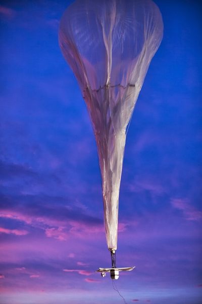Testlauf des Project Loon in Neuseeland (Google)