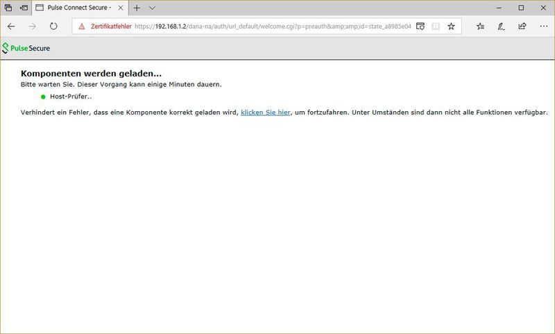 Der Host-Prüfer bei der Arbeit. (IAIT)