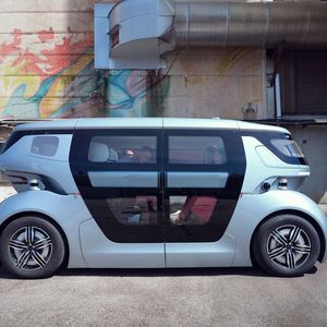 NEVS arbeitet an einem Shuttle, das in einem Carsharing-Konzept genutzt werden soll.(Bild:  NEVS)