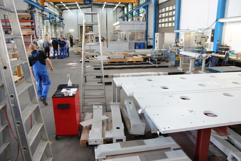 Betriebsbesichtigung Kroenert GmbH & Co. KG und ZAE Antriebssysteme (Bild: Königsreuther)