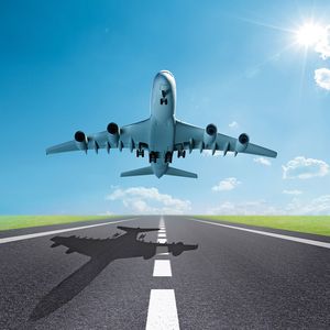 Bild 1: Die Luftfahrtindustrie ist ein Treiber für Leichtbauwerkstoffe. So ist der CFK-Anteil im Flugzeugbau in den vergangenen 20 Jahren von 7 auf etwa 50 % gestiegen. 