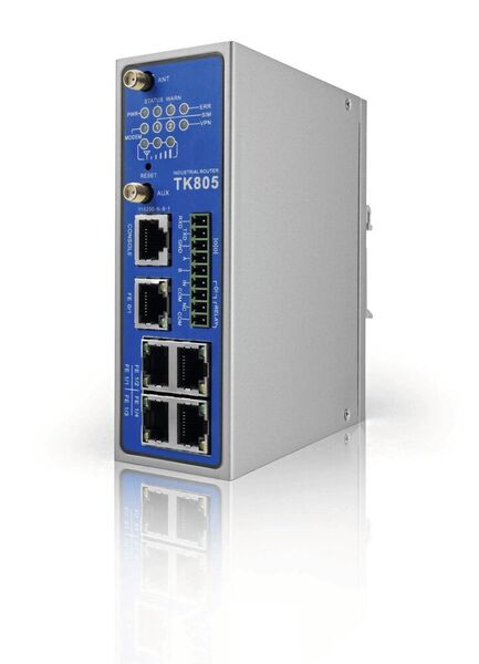 Alle Produkte, die Teil der IT-Security-Kette sind, z. B. dieser TK800 LTE-Router, müssen allen Sicherheitsanforderungen gerecht werden. (Welotec)
