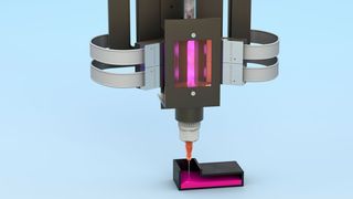 Der Prozess der Durchflussaktivierung vereint die Prozessschritte Dosieren und Voraktivieren mittels Licht. (Delo)