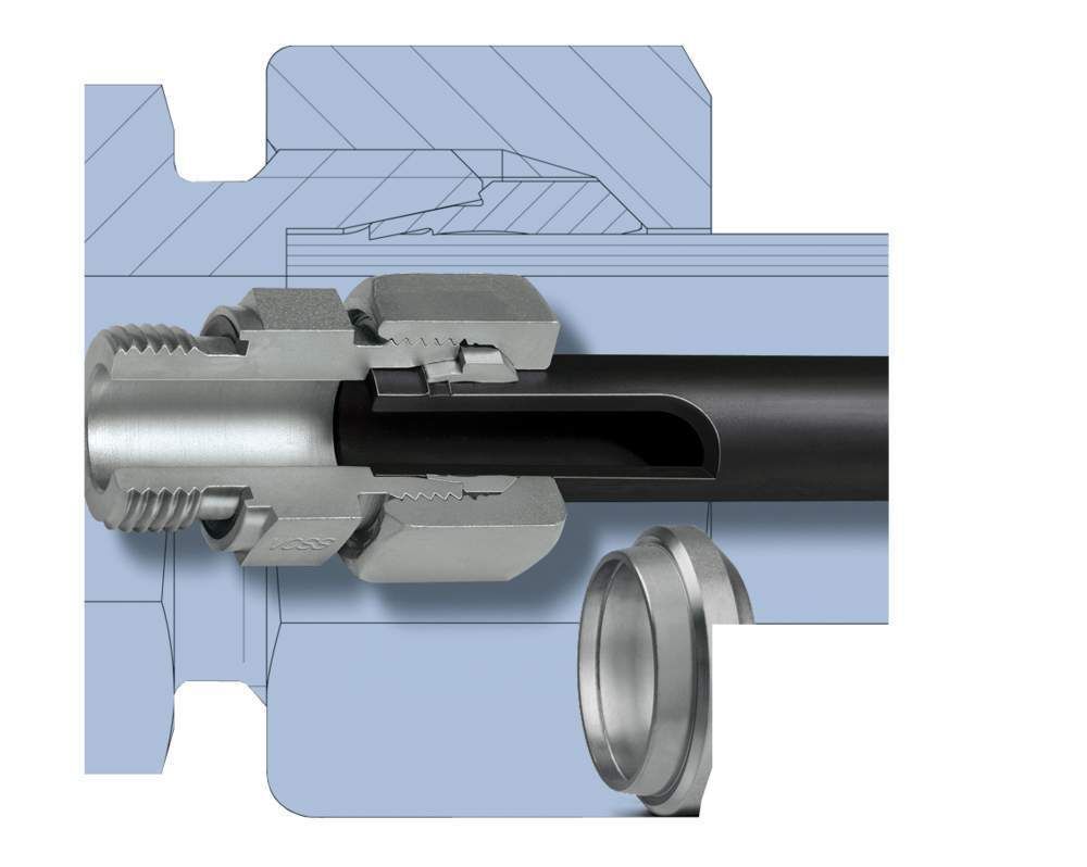 Zur Schneidringverschraubung in Werkzeugmaschinen gibt es bessere