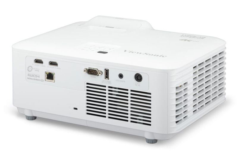 Der LSD500-4K ist mit seinem LAN-Port für Crestron und Q-SYS zertifiziert sowie kompatibel zu einer ganzen Reihe weiterer Management-Lösungen.  (Bild: Viewsonic)