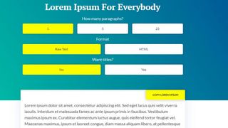 Platzhaltertext ohne Programmiercode in die eigene Webseite einfügen. (Bild: Joos / Randy Jensen)