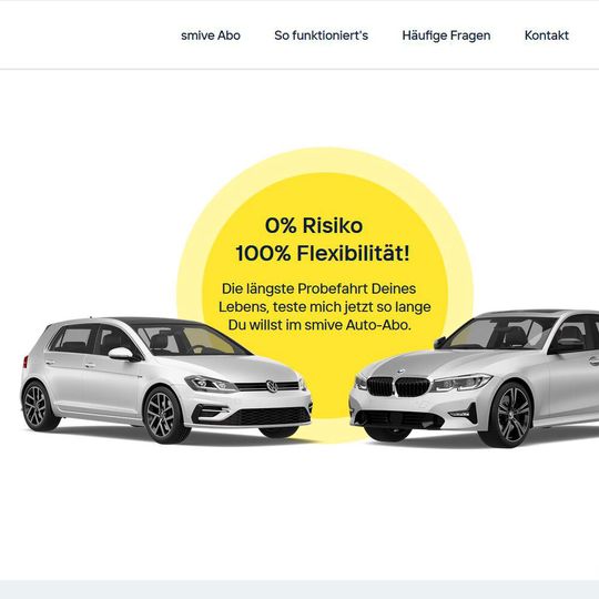 Mit „Smive“ will die Bank 11 Händlern eine weitere Vermarktungsmöglichkeit für Bestandsfahrzeuge bieten.(Bild:  Screenshot www.smive.de)