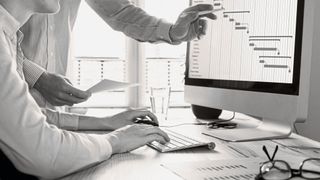 Bisher unabhängige Dateninseln im Unternehmen müssen aufgelöst und zu einer interagierenden Gesamtstruktur zusammengefügt werden, um das Potenzial von Daten zu heben. (Bild: Tecteam/NicoElNino - stock.adobe.com)