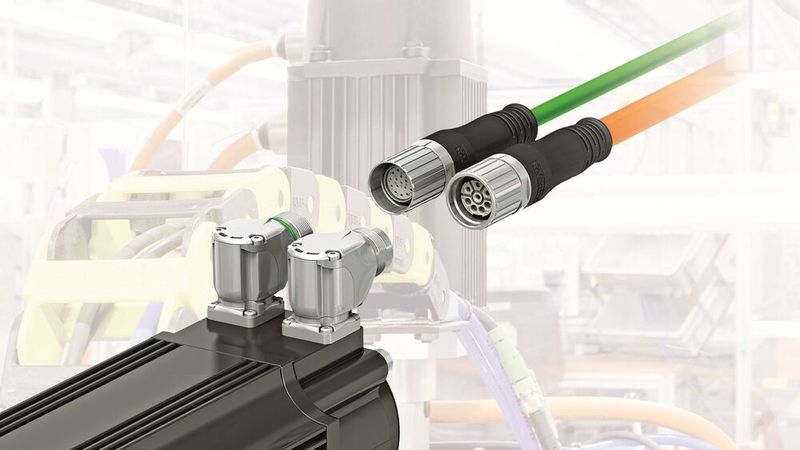 Steckverbinder können viele verschiedenen Formen und Farben annehmen. Hier: Ein Rundsteckverbinder zur Signal- und Leistungsübertragung von Phoenix Contact. (Phoenix Contact)