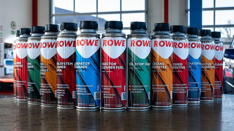 Die ROWE-Additivfamilie umfasst aktuell 13 Produkte. (Bild:  ROWE)