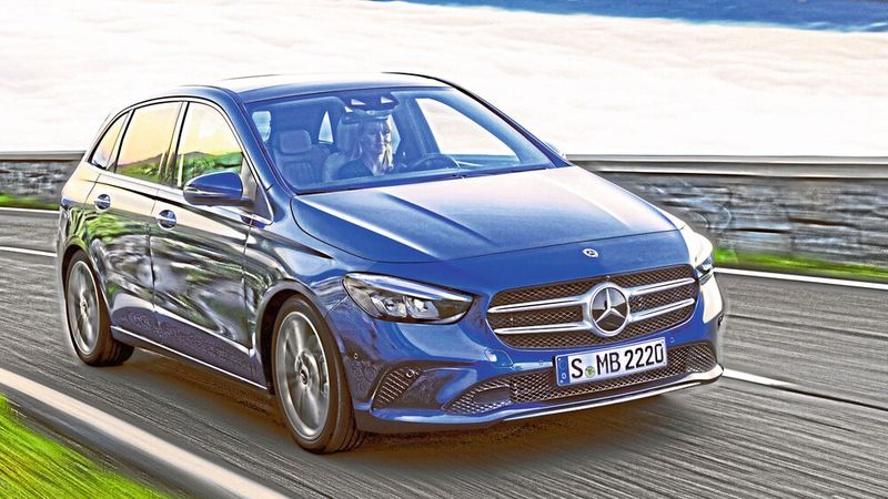 Platz eins im Segment der Mini-Minis im Gesamtjahr 2022: Mercedes B-Klasse mit 11.061 Neuzulassungen. (Bild: Daimler)