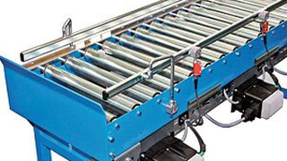 Das denkende Motormanagement: Rollenförderer mit Einzelantrieb und montierten Mono-Switch Fieldpower-Antrieben. (Bild: MSF Vathauer)