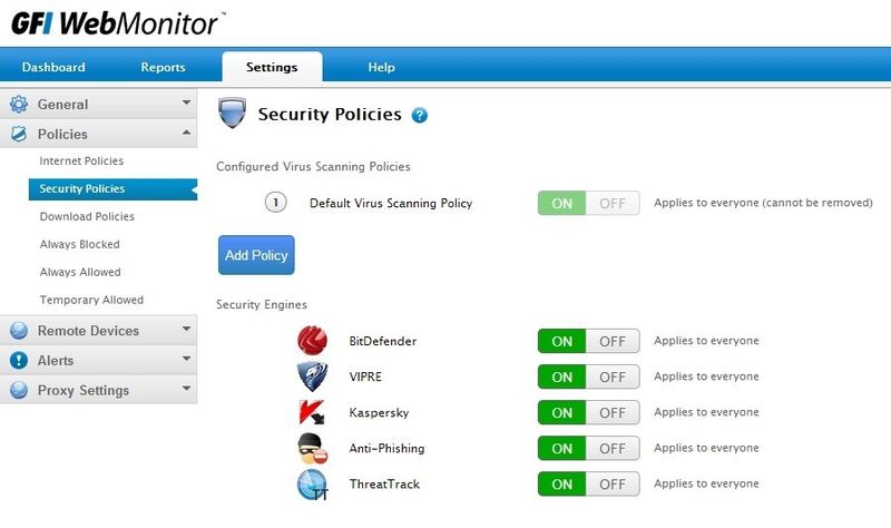 Zusätzliche Engines, die vor Phishing und anderen bösartigen Websites schützen, werden stündlich aktualisiert. (Bild: GFI)