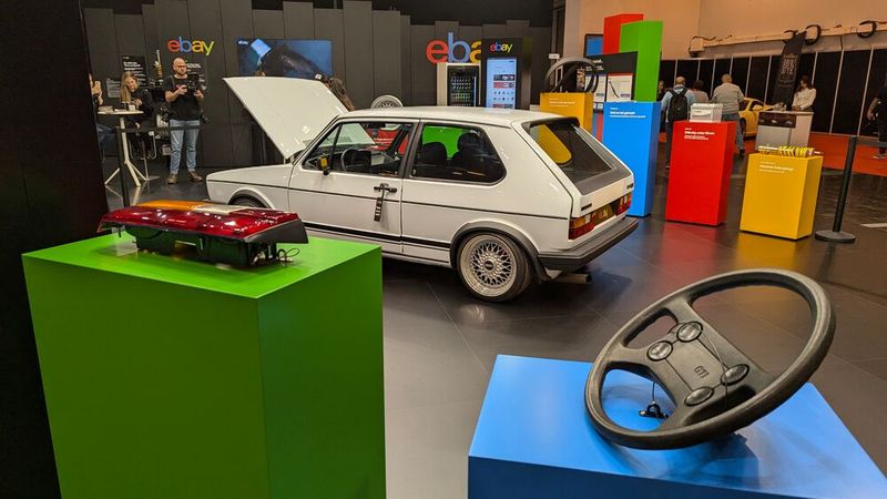 Ebay als größter Online-Marktplatz für Kfz-Teile war ebenfalls als Aussteller vertreten. (Bild: Rosenow – VCG)