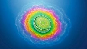 Jede Phytoplanktonzelle im Ozean ist von chemischen Schichten unterschiedlicher Größe umgeben, die Bakterien wahrnehmen können, um das Phytoplankton aufzuspüren. (Bild: Riccardo Foffi / ETH Zürich; Bild mit KI bearbeitet)