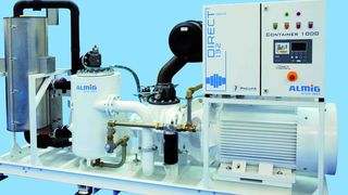 Voraussetzung für die Stickstoffgewinnung aus Druckluft im Membran- und PSA-Verfahren sind wirtschaftlich arbeitende Kompressoren als Vorstufe. Bild: Almig (Archiv: Vogel Business Media)