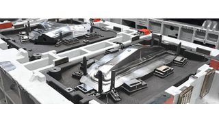 Bei diesem Doppelwerkzeug (Innenteil BMW) hat sich SWZ über das digitale Tuschieren mehrere Tage Schleifarbeit gespart. (Bild: SWZ/Autoform)