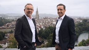 Jens Krauss et Matthias Peterhans à Berne, où le CSEM contribue à l'ambition du canton de devenir l'un des principaux pôles suisses d'innovation dans le domaine de la Medtech. Matthias Peterhans deviendra Vice President Medtech à l'été 2027. (Source : Elena Ramseier)