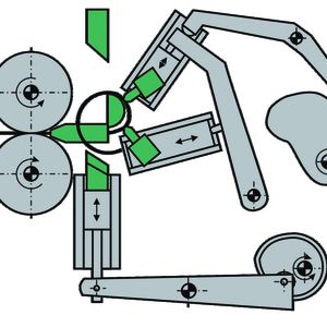 Bild 2: An der Windemaschine entsteht die Rohfeder.