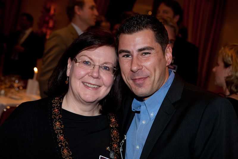 Katharina Stein von Symantec mit Markus Späth von TechTarget (Archiv: Vogel Business Media)