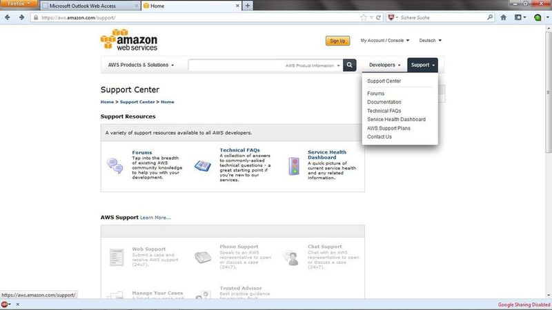 Foren, FAQs und ein Dashboard sind bislang zentrale Bestandteile der Supportleistungen der AWS. Die Support-Preise wurden soeben gesenkt. (Archiv: Vogel Business Media)
