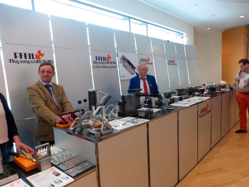 Impressionen der Stanztec 2016 in Pforzheim. (Finus)