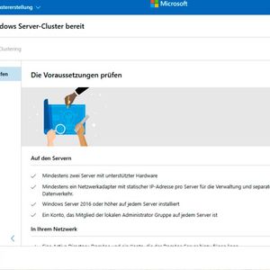 Cluster werden in Zukunft vermutlich eher mit dem Windows Admin Center installiert und verwaltet.(Bild:  Joos)