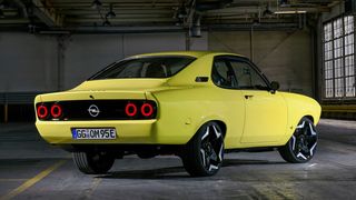 Ein elektrisch angetriebener Manta soll Opels Historie mit der Zukunft verbinden. (Opel)
