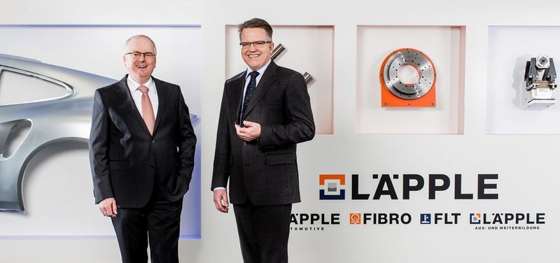Klemens Schmiederer (links) und Stephan Itter stehen seit Anfang 2017 an der Spitze der Läpple-Gruppe. (Läpple)