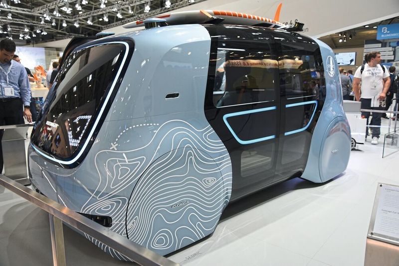 Das Konzeptfahrzeug Sedric von VW ist für autonomes Fahren des Levels 5 konzipiert. (Stefanie Michel)