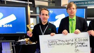 Glatter Durchmarsch: Mit der roboterbasierten Leiterplattenbestückungslösung pi4_place_THT zog die pi4_robotics GmbH bei der next47 Challenge lässig am Wettbewerb vorbei. (Bild: pi4_robotics)