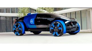 Mit dem Konzeptreifen C100 gibt Reifenhersteller Goodyear einen Ausblick, welchen Beitrag Reifen bei zukünftigen Mobilitätslösungen hinsichtlich Effizienz und Sicherheit leisten könnten. (Citroen)