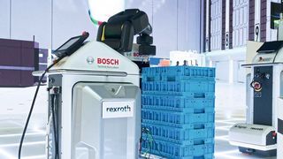 Auf der Hannover Messe zeigte Bosch seine Fabrik der Zukunft. (Robert Bosch GmbH)