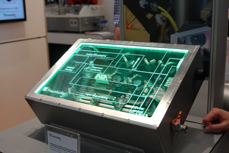 Diverse Ausstellungsstücke vom Fraunhofer ILT... (Bild: Königsreuther)