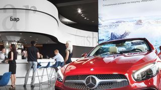 Neuer Mercedes-Flagship-Store in Moskau (Anastasia Hermann)