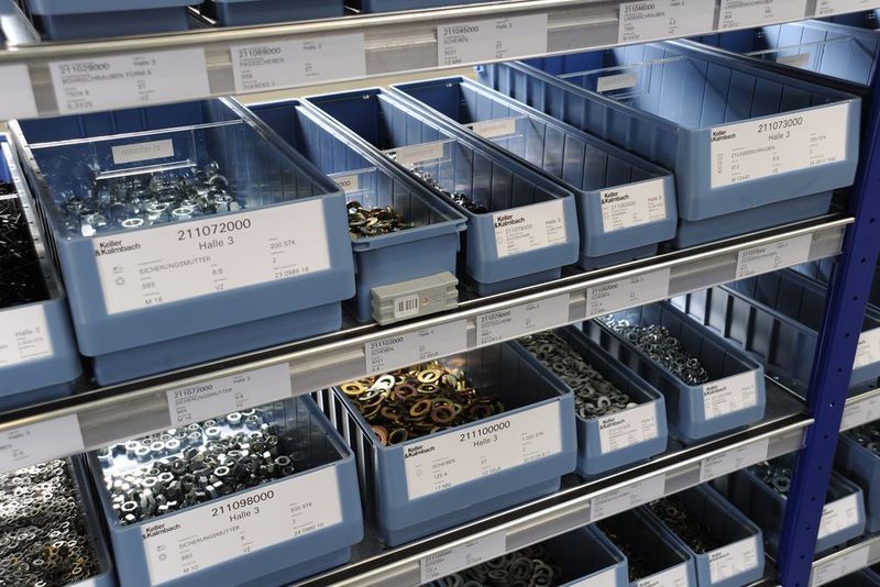Das RFID-gesteuerte Kanban-System Turnlog überzeugt bei der C-Teile-Beschaffung mit hoher Prozesssicherheit. Bild: Keller & Kalmbach (Archiv: Vogel Business Media)